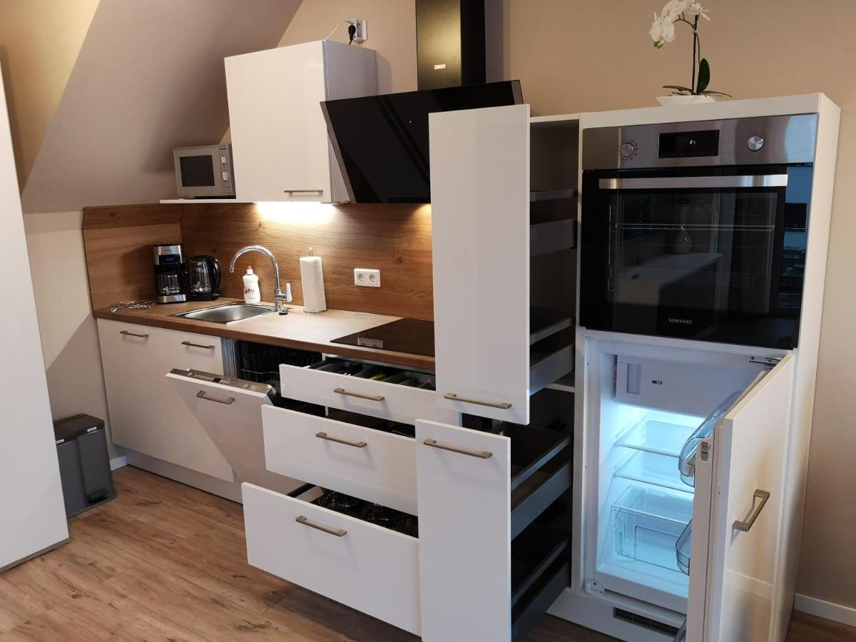 -Neubau- 42 Qm Balkon-Apartment Фульда Экстерьер фото